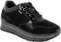 IGI&Co Zwarte Goretex Textiel Sneakers met 5cm Rubberen Zool Black Dames - Thumbnail 4