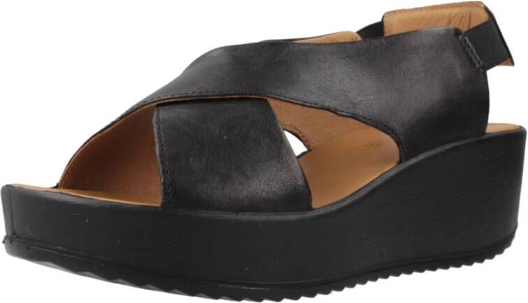 IGI&Co Stijlvolle Candy Wedges voor vrouwen Black Dames