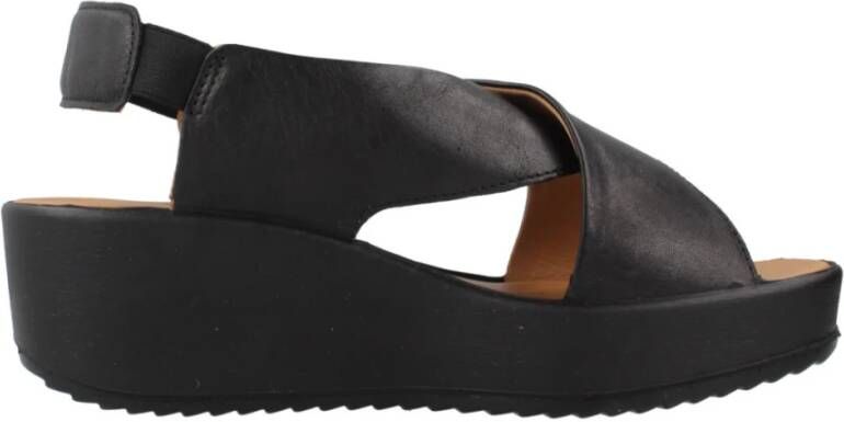 IGI&Co Stijlvolle Candy Wedges voor vrouwen Black Dames