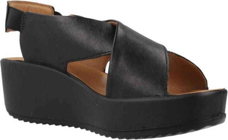 IGI&Co Stijlvolle Candy Wedges voor vrouwen Black Dames