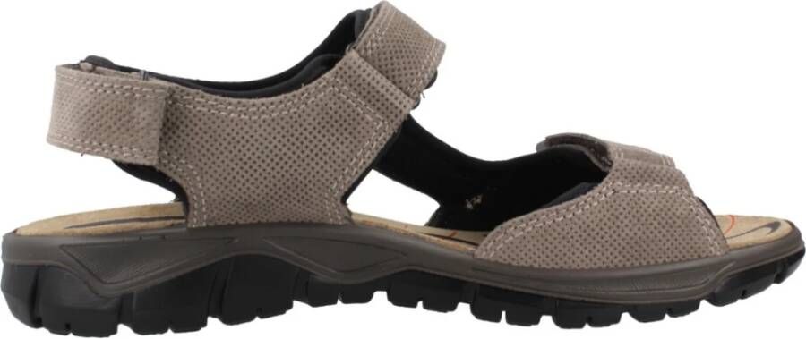 IGI&Co Stijlvolle platte sandalen voor vrouwen Gray Heren