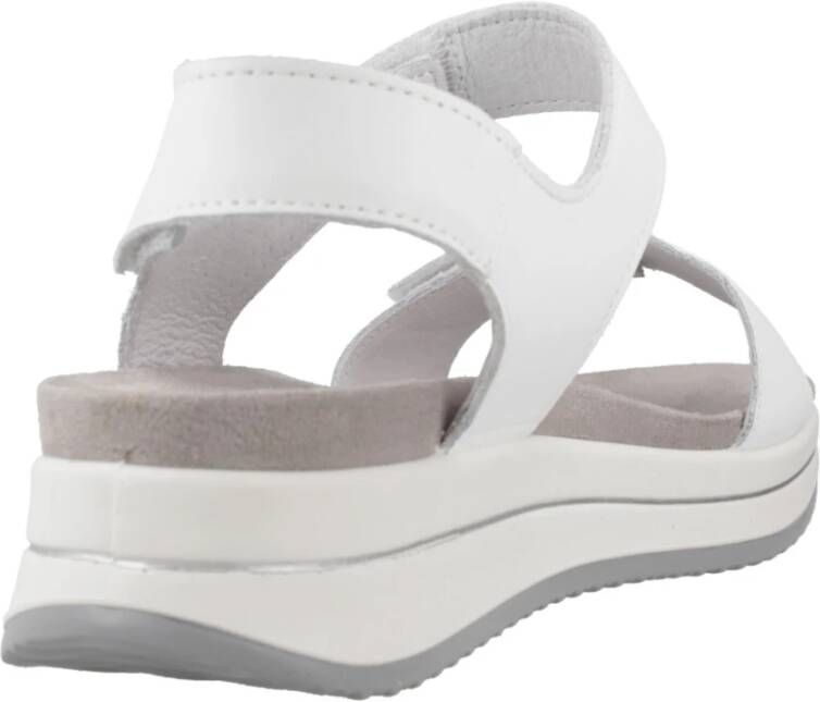 IGI&Co Stijlvolle platte sandalen voor vrouwen White Dames