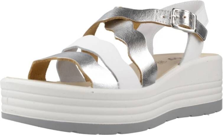 IGI&Co Stijlvolle Wedges voor Vrouwen Gray Dames