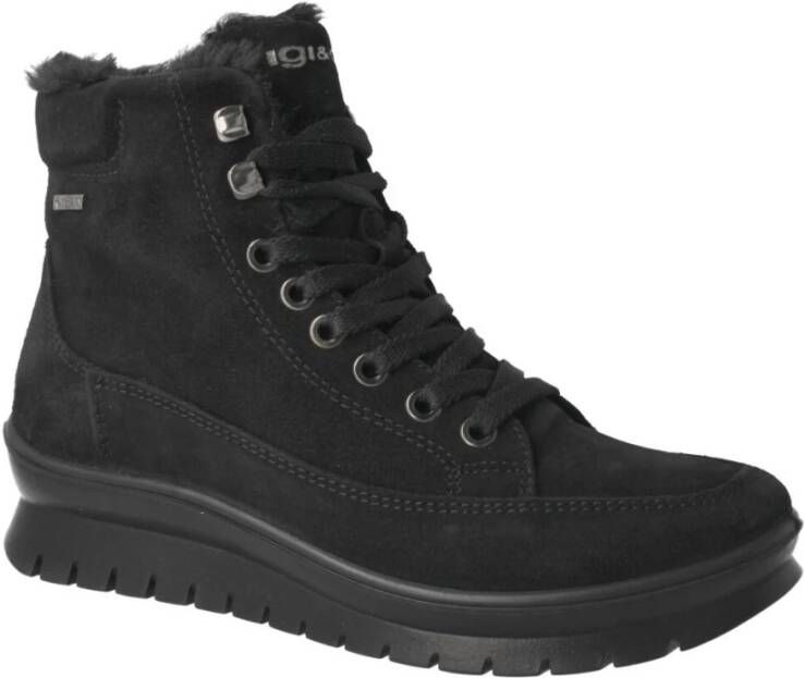 IGI&Co Zwarte Gore-Tex Dameslaars Black Dames