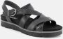 IGI&Co Zwarte Sandalen met Bandjes Black Dames - Thumbnail 2