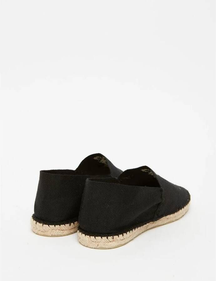 Ines De La Fressange Paris Auriane zwarte geborduurde espadrilles Black Dames