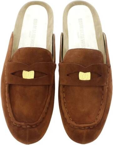 Ines De La Fressange Paris Moccasin mule cognac Brown Dames