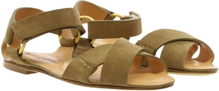 Ines De La Fressange Paris Sandal sand flat Beige Dames