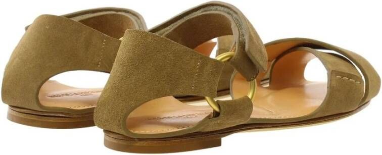 Ines De La Fressange Paris Sandal sand flat Beige Dames