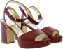 Ines De La Fressange Paris Zwarte platform sandaal Black Dames - Thumbnail 2