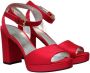 Ines De La Fressange Paris Plateausandaal Red Dames - Thumbnail 2