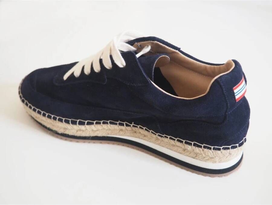 Ines De La Fressange Paris Tracy Basket Espadrille Blue Dames