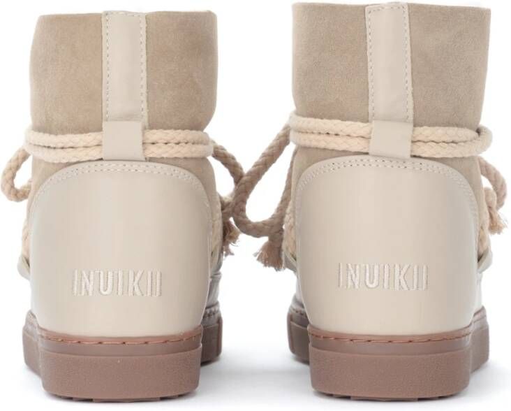 Inuikii Ankle Boots Beige Dames