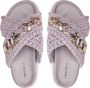 Inuikii Bohemian Glamour Sandalen met Edelstenen Purple Dames - Thumbnail 5