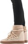 INUIKII Winterwit bruin Tinten Classic Wedge Enkelboots Enkellaarsjes Dames Beige - Thumbnail 12