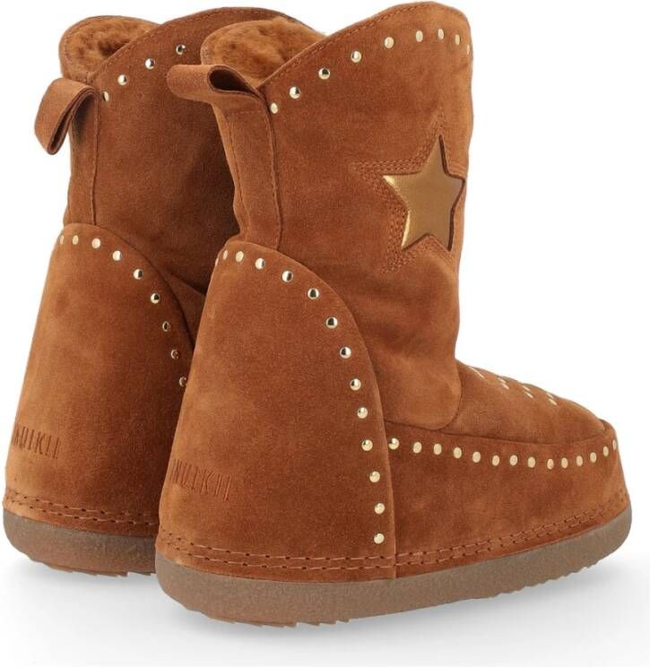 Inuikii Bruine Cowboy Studs Laarzen Brown Dames