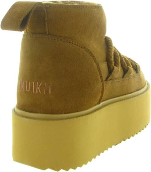 Inuikii Bruine Plateau Schoenen 26263 Brown Dames