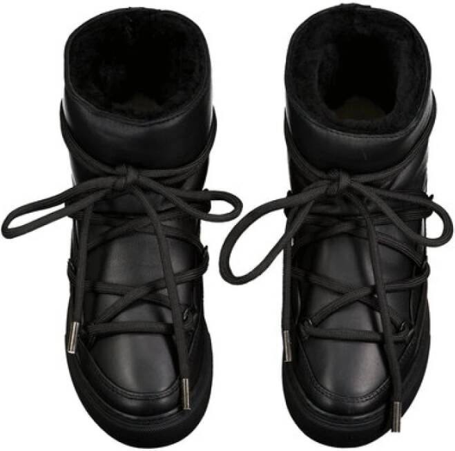 Inuikii Echt leren sneaker Black Dames