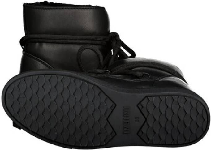 Inuikii Echt leren sneaker Black Dames