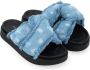 Inuikii Gekruiste Jeans in Blauw Blue Dames - Thumbnail 4