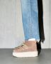 Inuikii Klassieke Lage Platform Sneakers Schoenen Beige Dames - Thumbnail 4