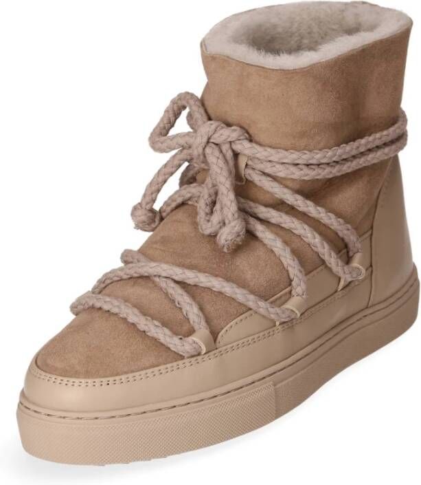 Inuikii Shearling Leren Winterlaarzen Gray Heren