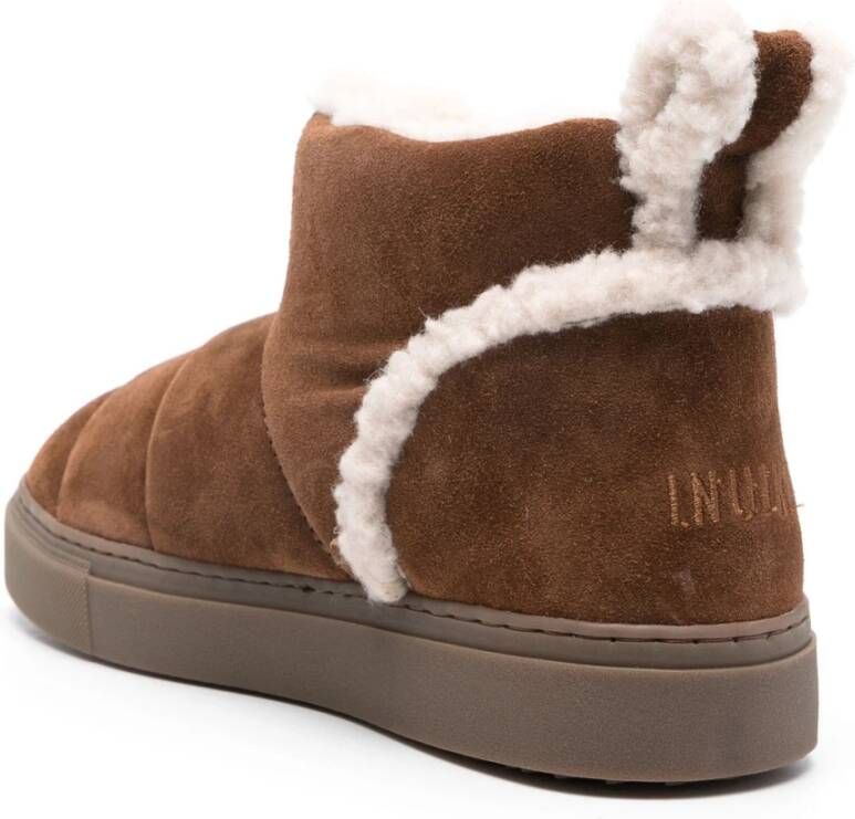 Inuikii Shearling Slip-in Enkellaarzen Brown Dames