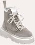 Inuikii Shearling Sneakerlaarzen Licht Beige Gray Dames - Thumbnail 2