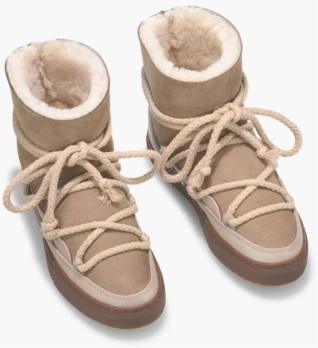 Inuikii Beige Leren Classic Sneaker Snowboots Beige Dames