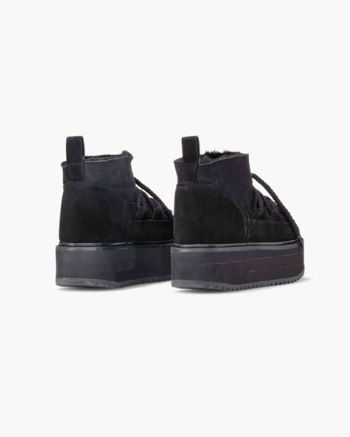 Inuikii Zwarte Classic Low Platform Sneaker Black Dames