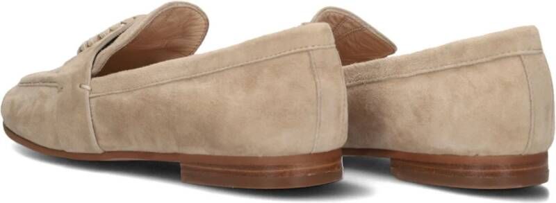 Inuovo Beige Suède Loafers voor Dames Beige Dames