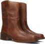 Inuovo Cognac Hoge Laarzen Stijlvol Herfst Brown Dames - Thumbnail 8