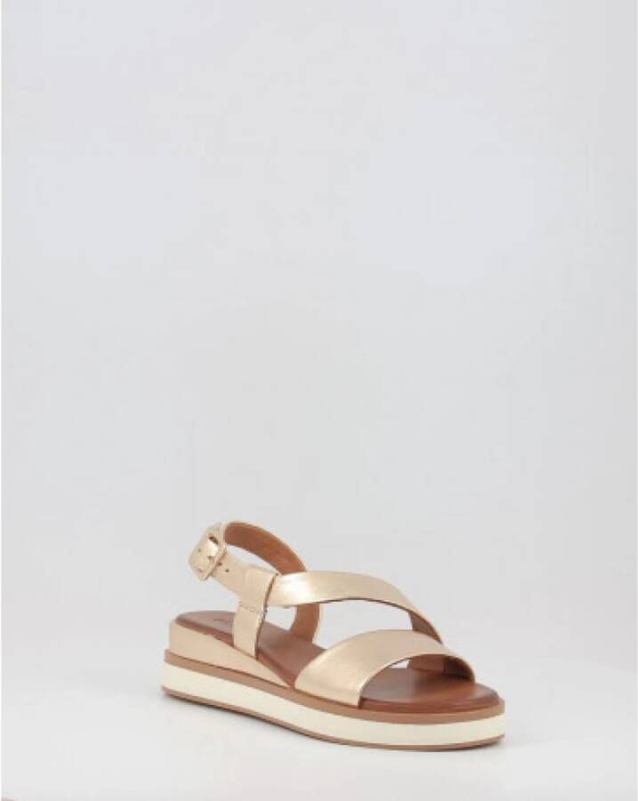 Inuovo Flat Sandals Geel Dames