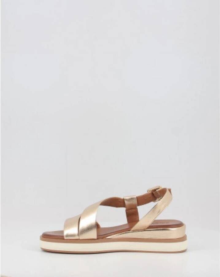 Inuovo Flat Sandals Geel Dames