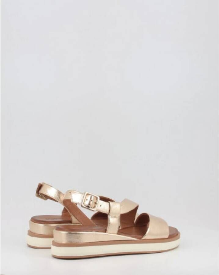 Inuovo Flat Sandals Geel Dames