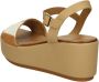 Inuovo Lage Hak Sandalen Brown Dames - Thumbnail 2