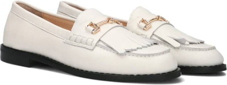 Inuovo Off White Leren Loafers B01002 White Dames