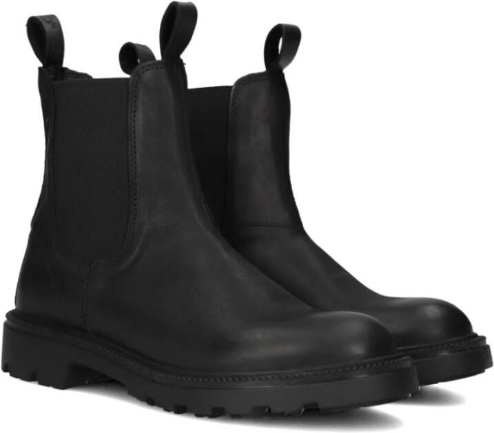 Inuovo Zwarte Chelsea Boots Stijlvol Comfortabel Model Black Dames