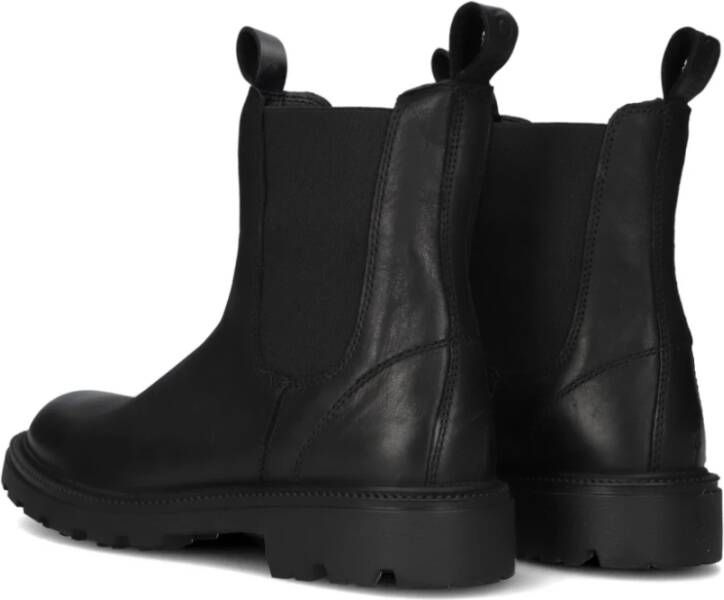 Inuovo Zwarte Chelsea Boots Stijlvol Comfortabel Model Black Dames