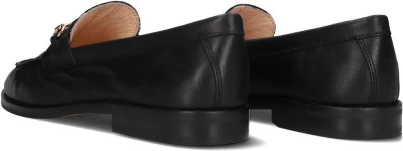 Inuovo Zwarte Leren Loafers B01004 Black Dames