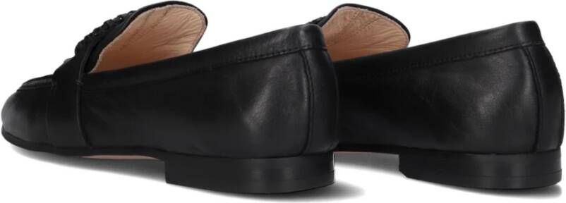 Inuovo Zwarte Leren Loafers voor Dames Black Dames