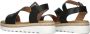 Inuovo Zwarte Leren Sandalen Stijlvol Model Black Dames - Thumbnail 9