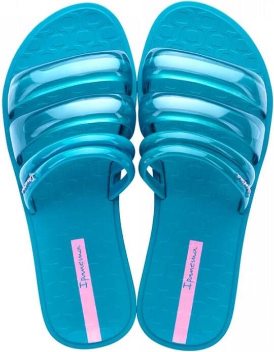 Ipanema Gestreepte Puffer Sandalen voor Dames Blue Dames