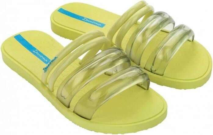 Ipanema Gestreepte Puffer Sandalen voor Vrouwen Yellow Dames