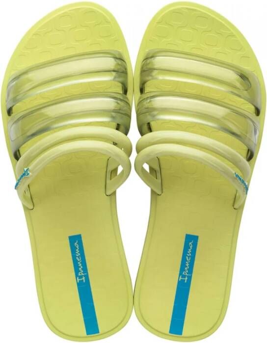 Ipanema Gestreepte Puffer Sandalen voor Vrouwen Yellow Dames