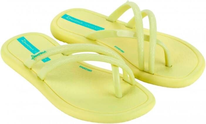 Ipanema Stijlvolle Dames Platte Sandalen Yellow Dames