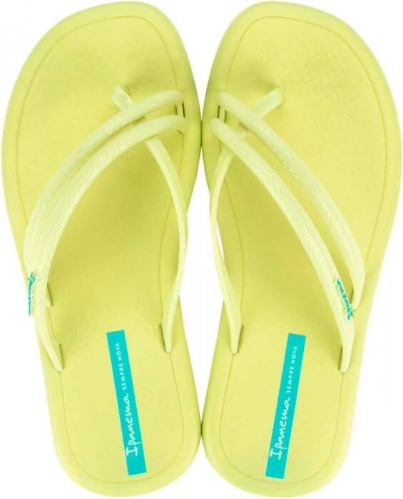 Ipanema Stijlvolle Dames Platte Sandalen Yellow Dames