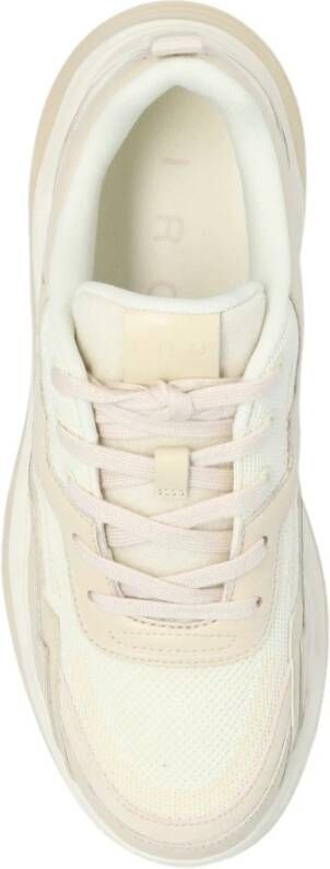 IRO Dikke sneakers met logo Beige Dames