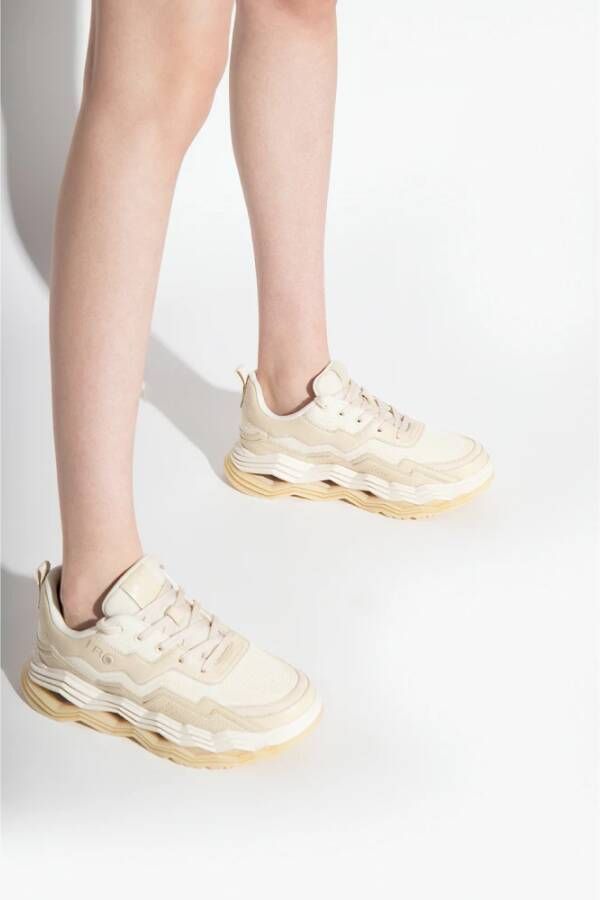 IRO Dikke sneakers met logo Beige Dames