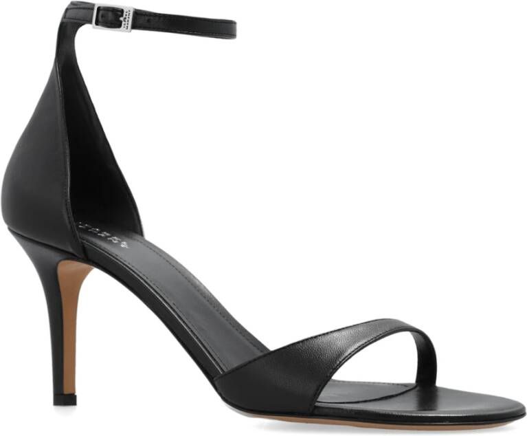 Isabel marant Ailisa sandalen met hak van leer Black Dames